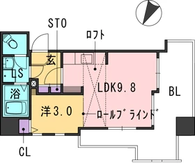 セイスピノス 1001 間取り図