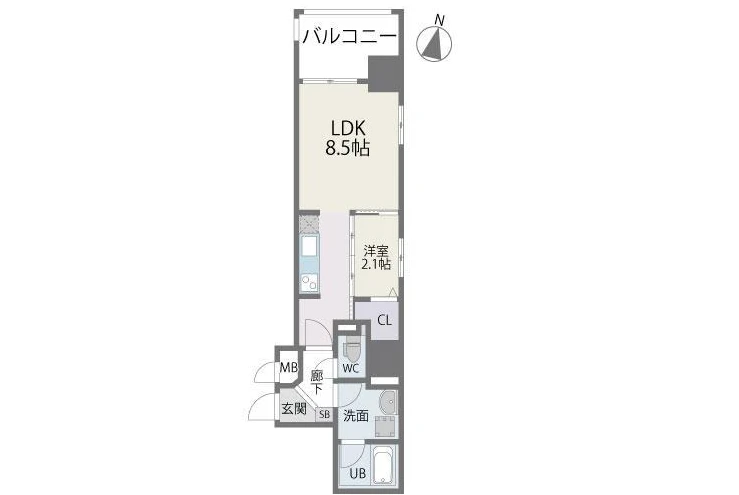サニークレスト赤坂 902 間取り図