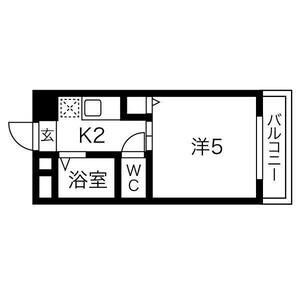 ヴァローレ庄本 403 間取り図