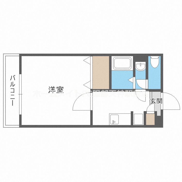 カレン石橋 00201 間取り図