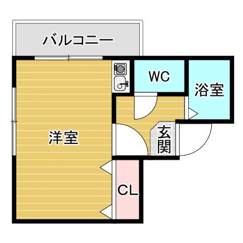 サンパレス21豊中5 301 間取り図
