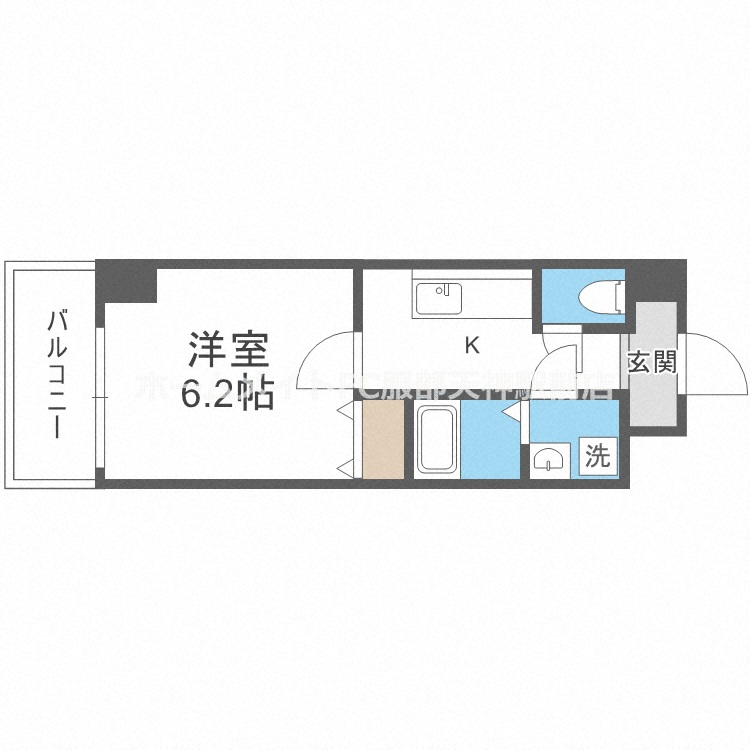 アイスビル 602 間取り図