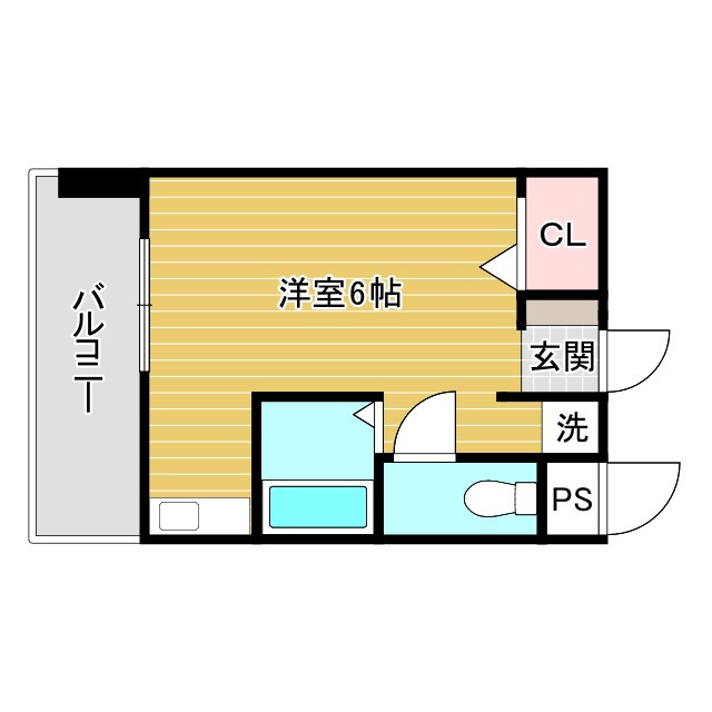 リバティーハイツ 202 間取り図