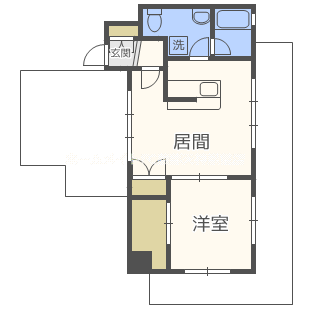 レギャン002 502 間取り図
