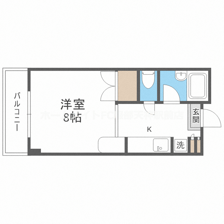 Gran Pino 春日 202 間取り図