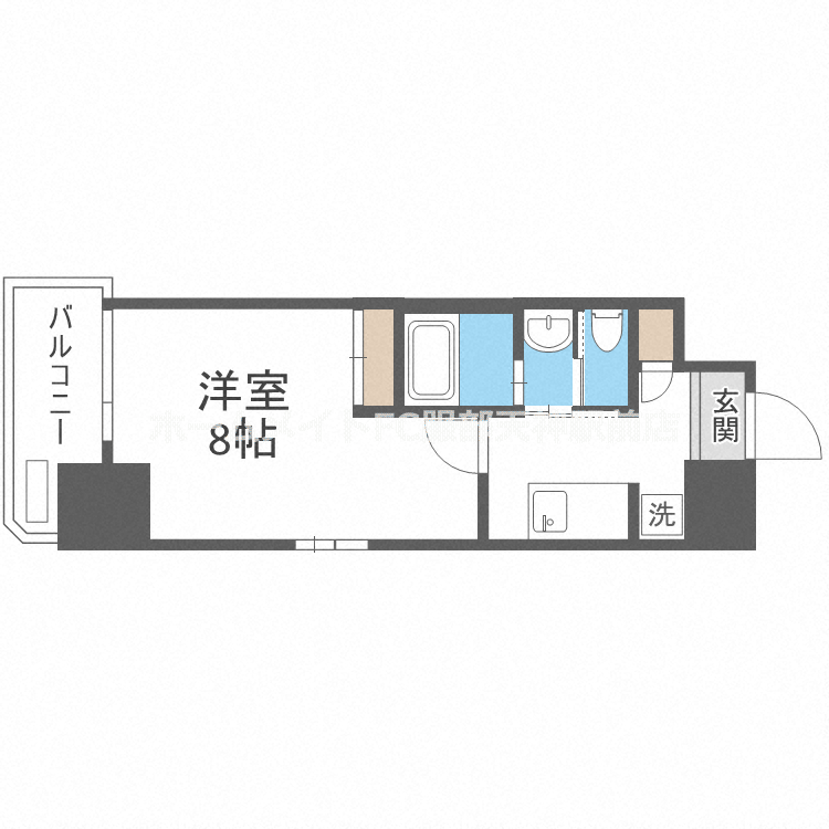 クローバー・グランツ曽根 303 間取り図