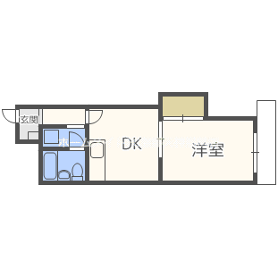 メゾンサプリーム 614 間取り図