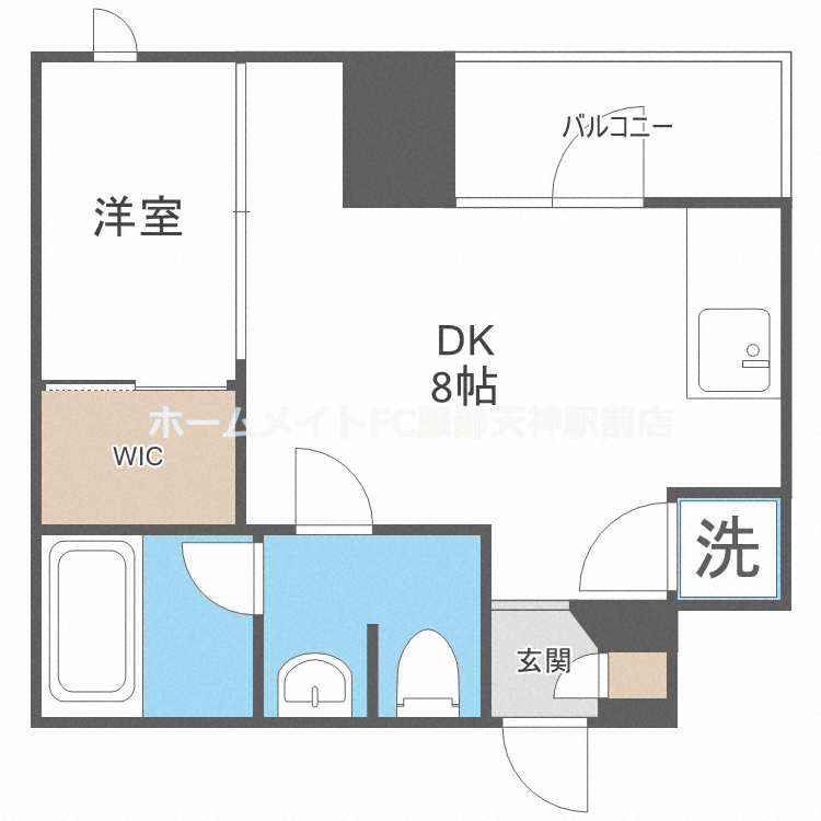 レギャン002 302 間取り図