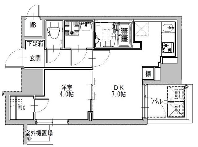 Ｓ－ＲＥＳＩＤＥＮＣＥ堺筋本町Ｕｎｏ 810 間取り図