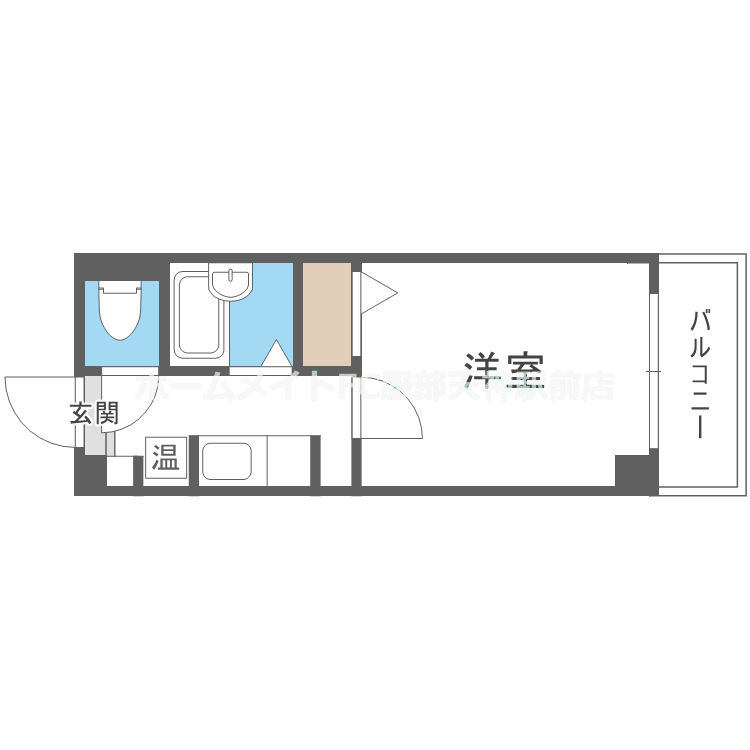 シティライフエステート難波南 1108 間取り図