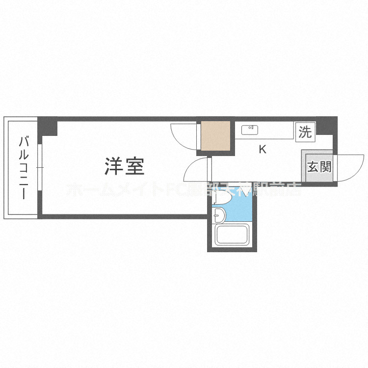 シャトレー・ツカサ 211 間取り図