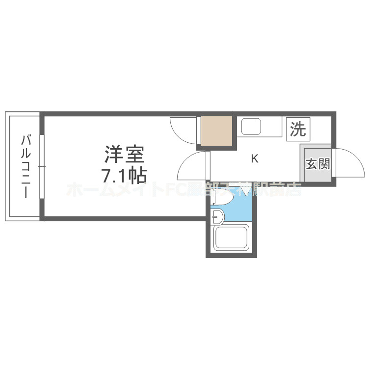 シャトレー・ツカサ 305 間取り図
