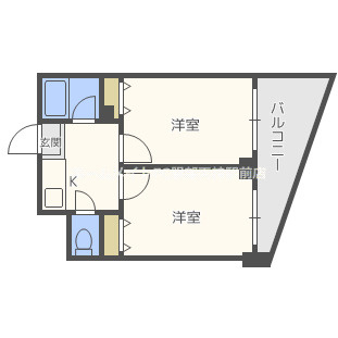 木川東エクセルハイツ 814 間取り図