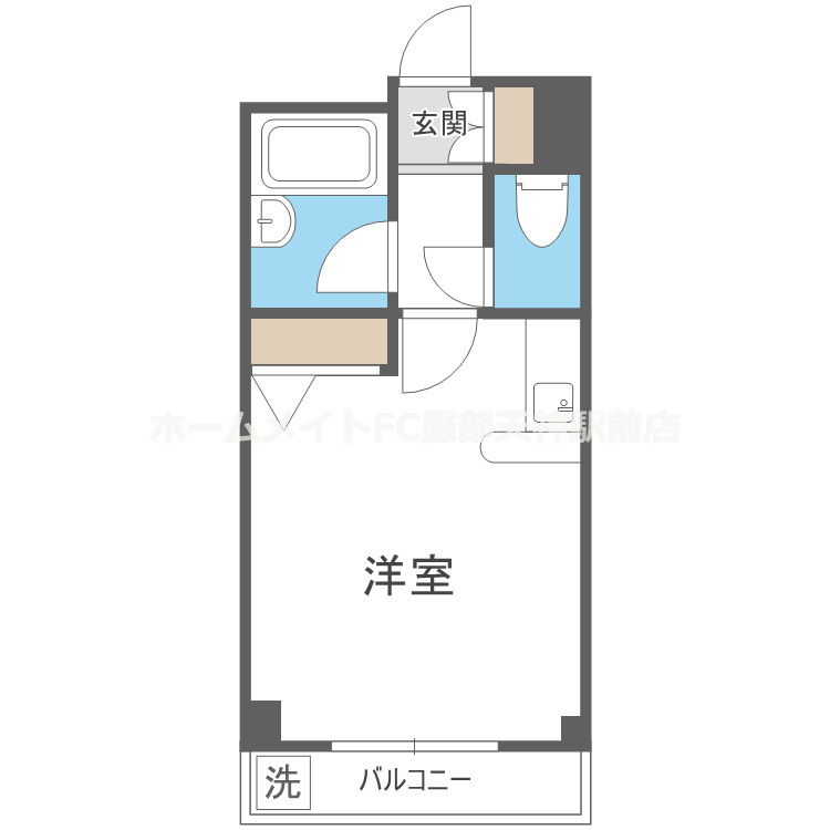 サンライズセカンド 305 間取り図