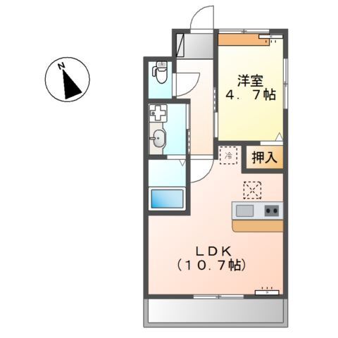 ロイヤル パピヨン 101 間取り図