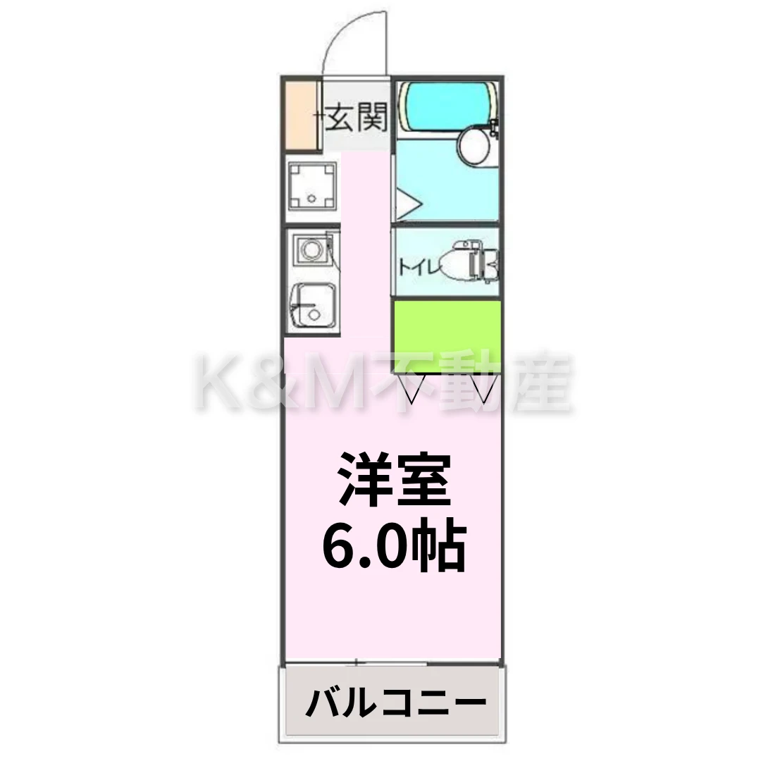ＡＤ南柏 Ｄ棟 2F 間取り図