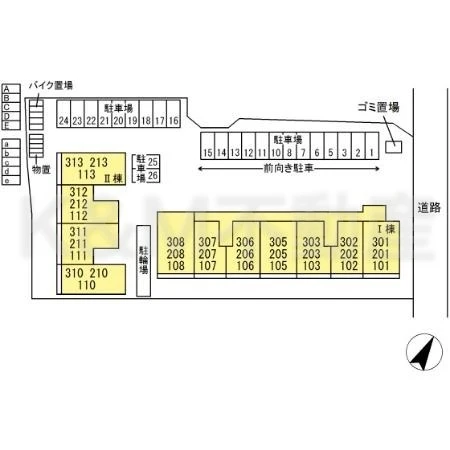 ティアレス II 111 102 駐車場