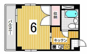 アビタシオン南柏 302 間取り図