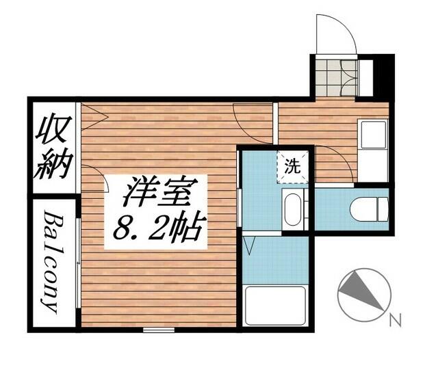 クレフラスト豊四季 0103 間取り図