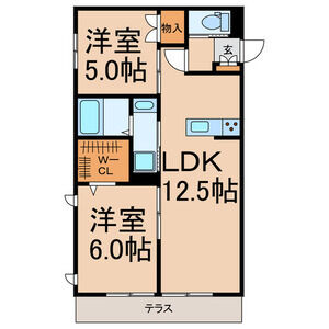 Ｐｌｕｓｌｉｎ Ｇａｒｄｅｎ（プラスリンガーデン） 103 間取り図