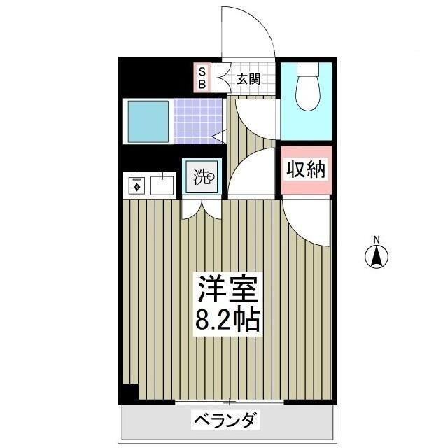 エスポワールトミタ ３０２ 間取り図