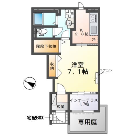 グランアサヒ 103 間取り図