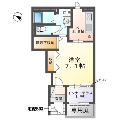 グランアサヒ 102 間取り図