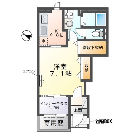 グランアサヒ 101 間取り図