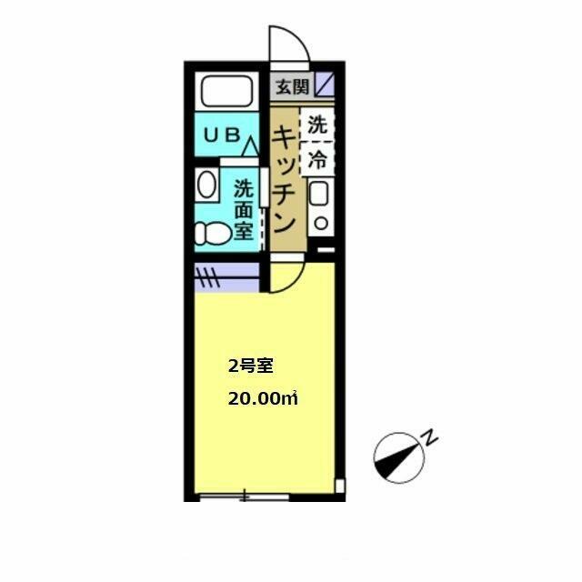 グランディール柏 102 間取り図