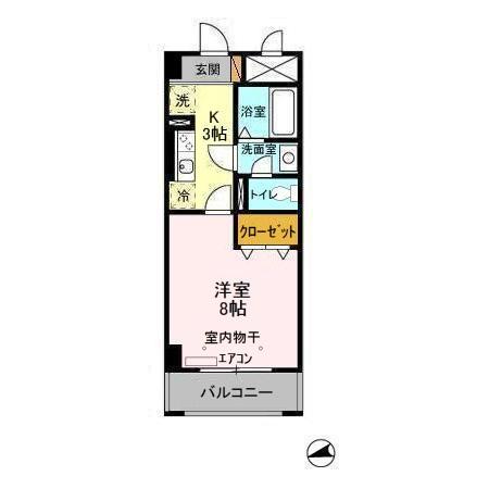 アルカンシェル 702 間取り図