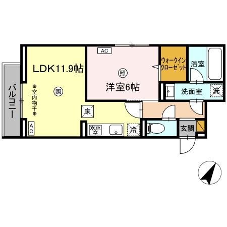 デュランタ 106 間取り図