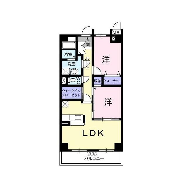 ハーモニー 202 間取り図