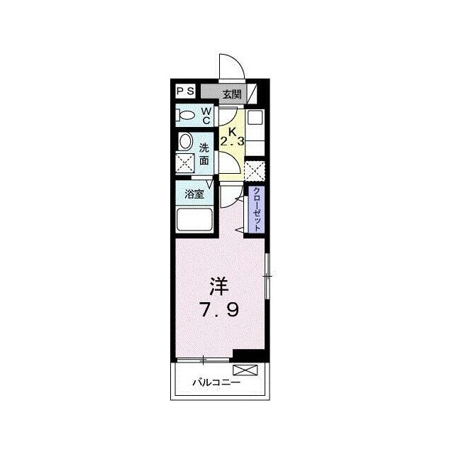 ソリヤ エスティⅡ 101 間取り図
