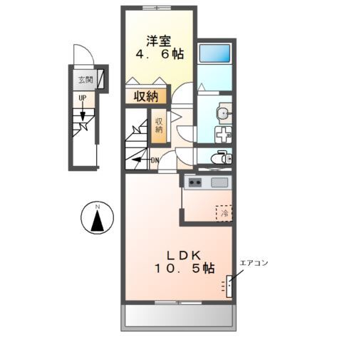 ドロイトＭＳ 202 間取り図