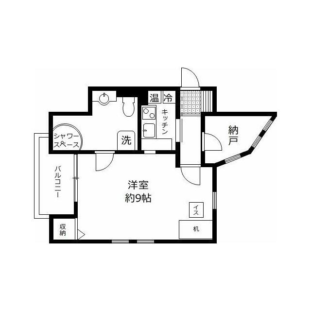 ドムスヒルズ光ヶ丘 201 間取り図