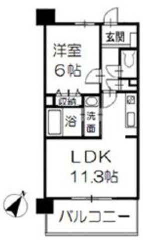 南柏ポラール・コート 303 間取り図