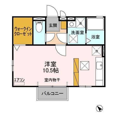 ヴィラセジュール 103 間取り図