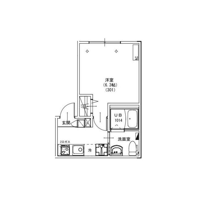 KEIAI RESIDENCE 南柏Ⅱ 301 間取り図