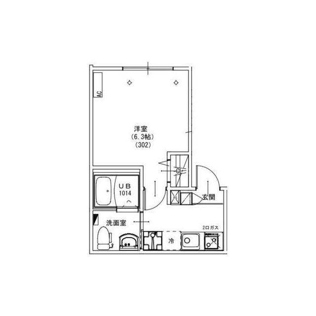 KEIAI RESIDENCE 南柏Ⅱ 302 間取り図