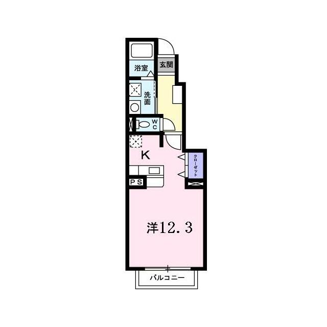 グリーンヒルⅡ 104 間取り図
