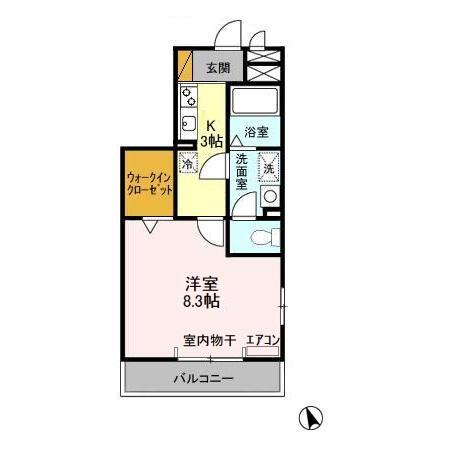 コンフォール.K 201 間取り図