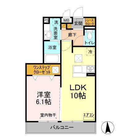 ハピネス ストーム 102 間取り図