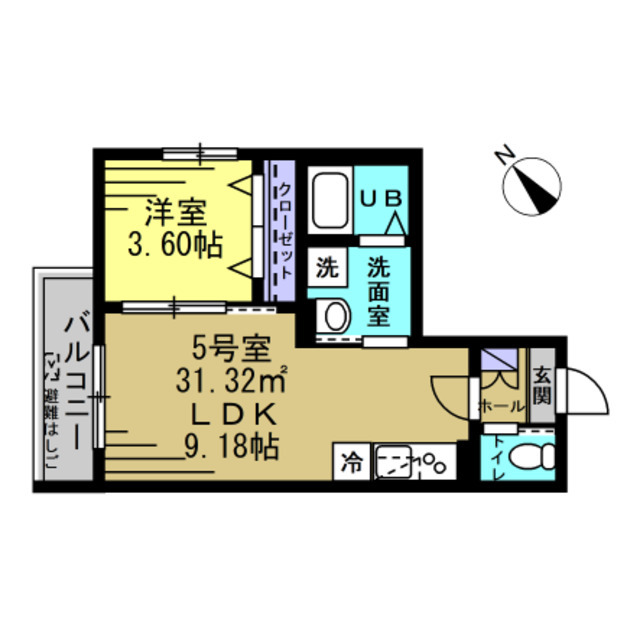 グランパラディソ 205 間取り図
