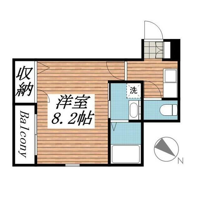 クレフラスト豊四季 203 間取り図