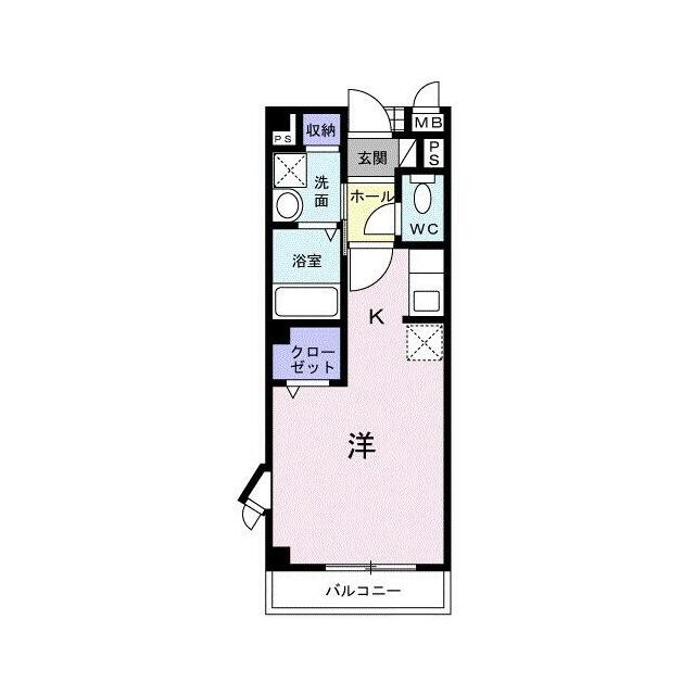 ホープヒルズ 204 間取り図