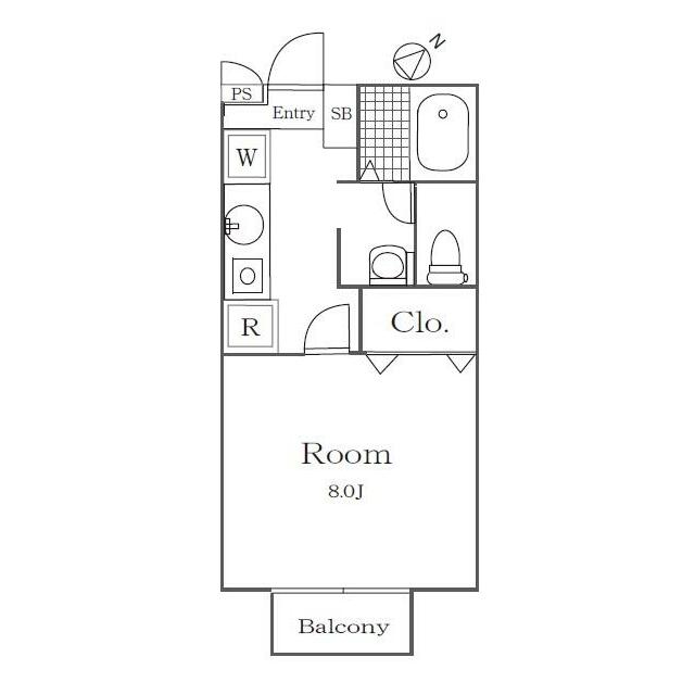 セジュール南柏Ⅰ 108 間取り図