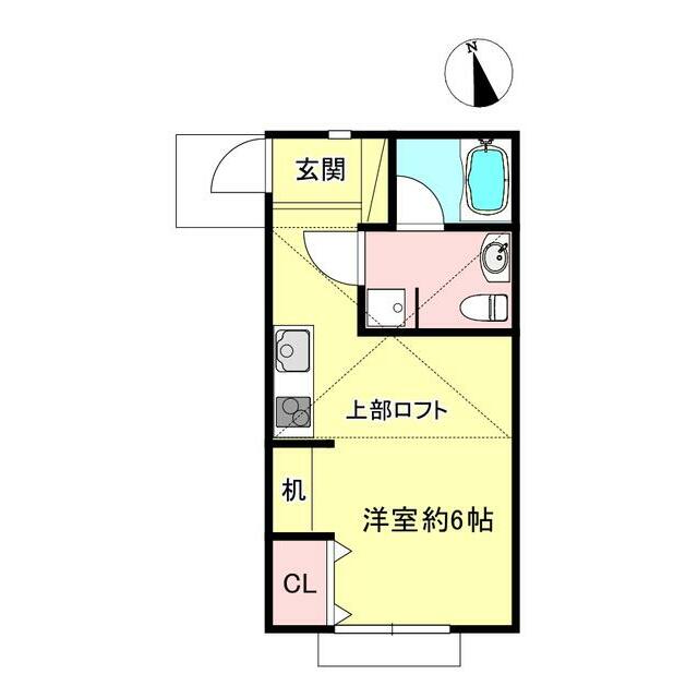 グリーンベル 104 間取り図