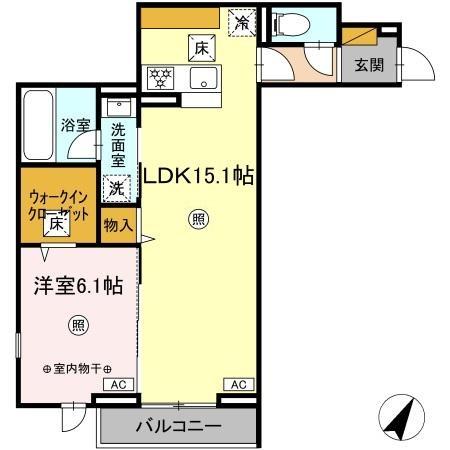デュランタ 103 間取り図
