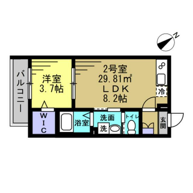 HD南柏 302 間取り図