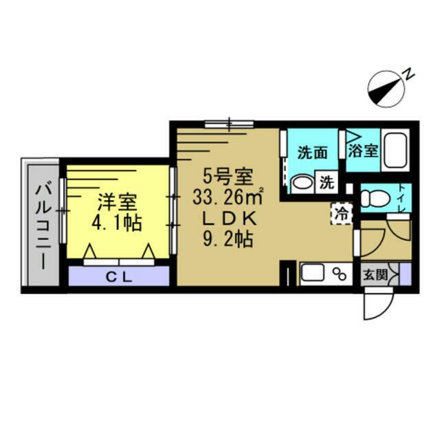 ＨＤ南柏 305 間取り図